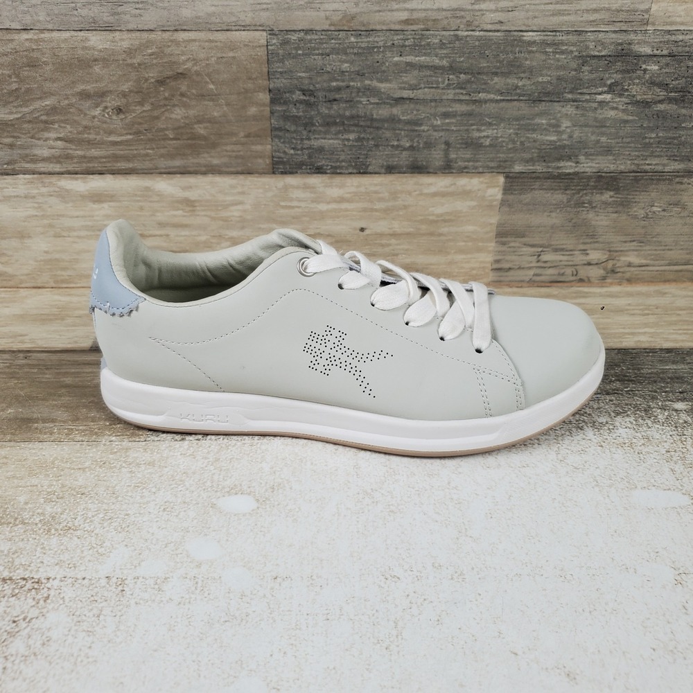 Kuru Roam Classic Court Womens Shoes Sz 8 M Bone Gray Cloud Leather Sneakers
